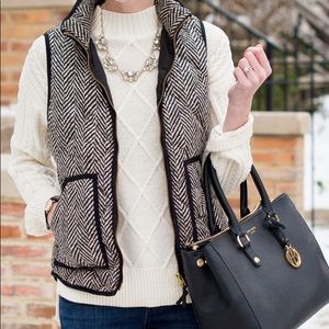 J. Crew Factory Herringbone Vest